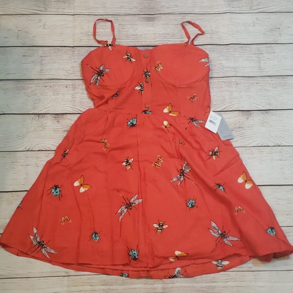 BAILEY BLUE INSECT DRESS